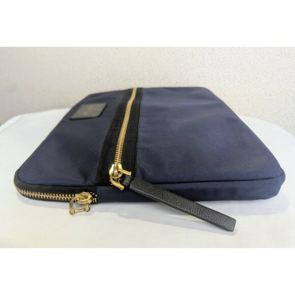 MARC JACOBS Nylon Laptop Sleeve Bag Pouch Blue Black - Picture 5 of 12